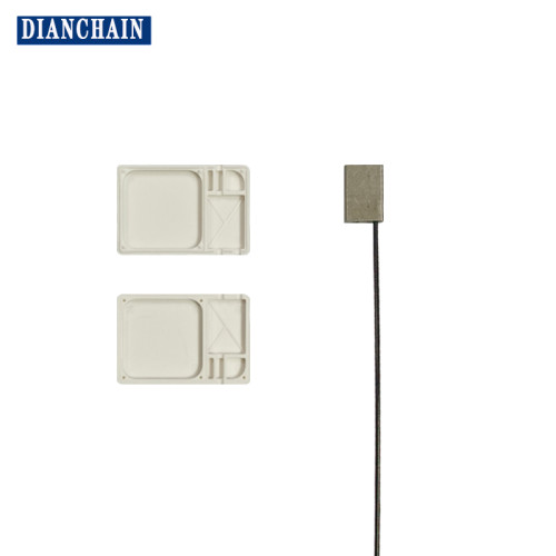 Étiquette de sceau en plastique 47*32mm Étiquette RFID UHF Étiquette de sceau électronique jetable à puce H9 résistante aux hautes températures et étanche