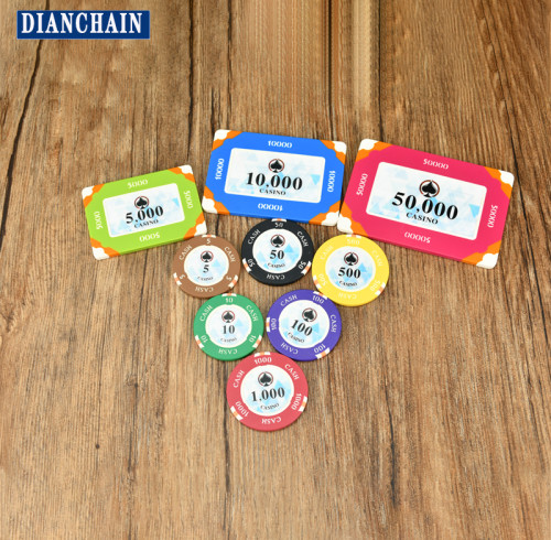 Jetons de poker NFC anti-contrefaçon rond carré étanche Jetons de poker personnalisés RFID Étiquette à puce ICODE SLIX