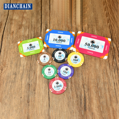 Poker chips NFC anti-counterfeiting round square waterproof tag RFID custom poker chips ICODE SLIX chip tag