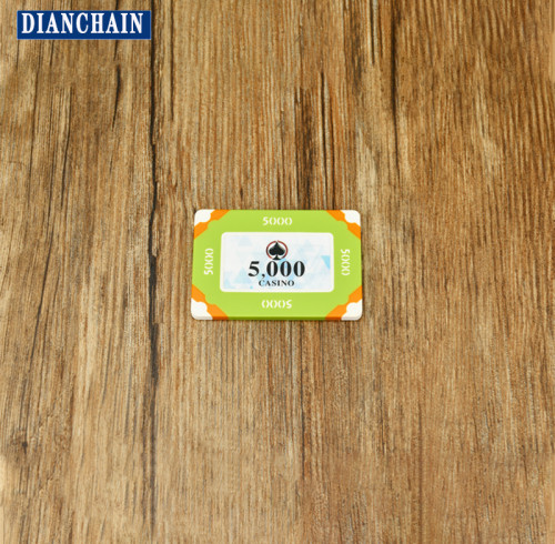 Jeu de jetons de poker RFID personnalisés Jetons de poker ronds et carrés de sécurité NFC traçables faciles à liquider Puce ICODE SLIX étiquette étanche