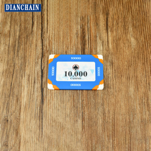 Custom RFID poker chip set Security Round square poker chips NFC traceable easy to liquidate ICODE SLIX chip waterproof tag