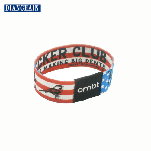 Customized heat transfer elastic wristband NFC wrist strap, waterproof, high temperature resistant, and printable logo