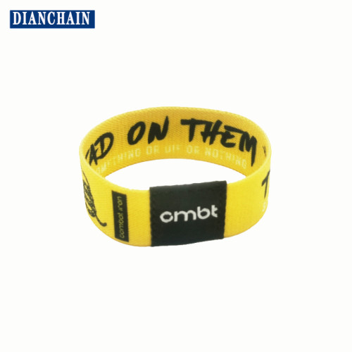 Customized heat transfer elastic wristband NFC wrist strap, waterproof, high temperature resistant, and printable logo