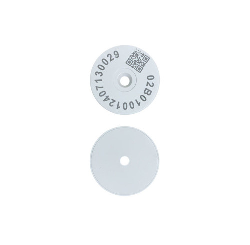 Carte d'identité de point de patrouille personnalisable, étiquette NFC étanche et résistante à la chaleur, étiquette RFID anti-métal perforée circulaire