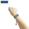 Bracelet d'identification réglable en PVC tissé à la main, RFID, NFC