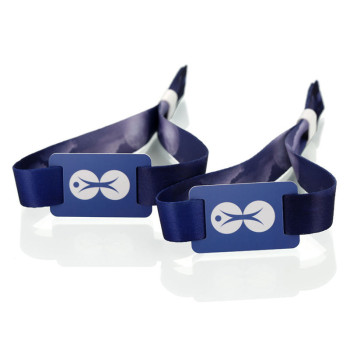 RFID PVC Cards Woven Wrist Strap Label Access Control System Thermal Transfer NFC Wristband