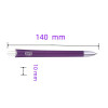 Stylo à bille NFC personnalisable Puce NTAG213 étanche, résistant aux hautes températures, tactile et connecté à l'application