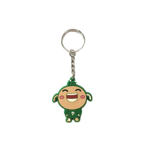 Porte-clés en PVC mignon de dessin animé en caoutchouc souple, étiquette NFC passive réinscriptible et étanche