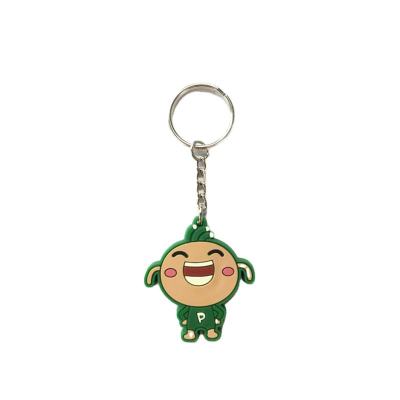 Porte-clés en PVC mignon de dessin animé en caoutchouc souple, étiquette NFC passive réinscriptible et étanche