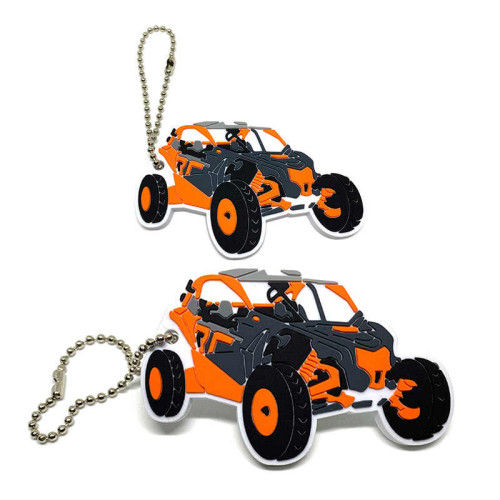 Custom NFC keychain PVC soft rubber keychain pendant Waterproof Rewritable Passive NFC Label