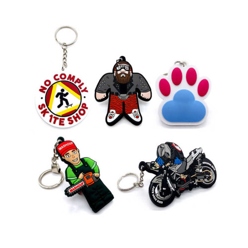 Custom NFC keychain PVC soft rubber keychain pendant Waterproof Rewritable Passive NFC Label