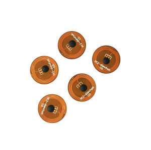 High-frequency flexible FPCNFC tag diameter 12mm MIFARE DESFire EV1 D23 chip access control management RFID tag