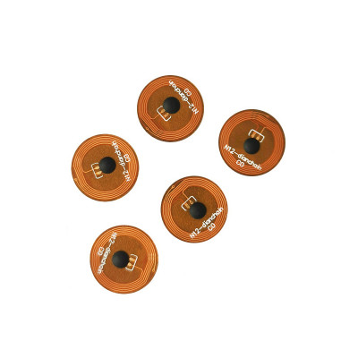 High-frequency flexible FPCNFC tag diameter 12mm MIFARE DESFire EV1 D23 chip access control management RFID tag