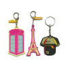 How is NFC technology applied to PVC keychains