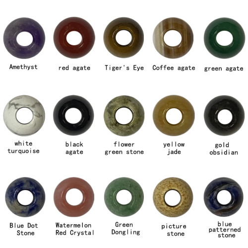 High Frequency NFC Tag NFC Smart Bracelet Beads Natural Stone Jewelry DIY Loose Beads ICODE SLIX Chip 13.56MHz
