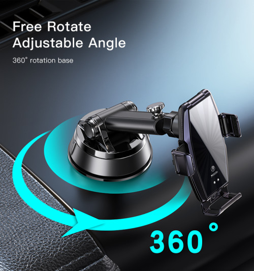 C189 15W Fast Charge|Smart Coil Sense Car Wireless Charger Phone Holder|Adjustable Air Vent Holder