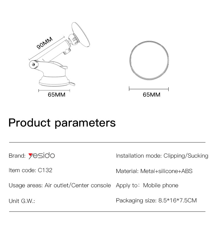 15W Magnetic for Magsafe Wireless Charging Parameter