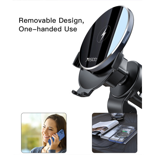 C131 ultra strong magnetic adhesive wireless charging charger for iPhone 12 13 | car phone holder