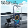 C118 Suction Cup 15w Qi Wireless Charger Holder | Mount Factory|Custom Car Holder Wireless Charging