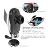 C78 Air Vent Phone Holder | Fast Charging Mount 15W Qi Wireless Mobile Phone Charger For Car