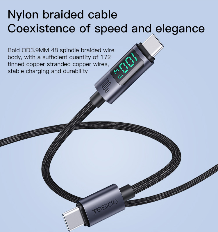 CA158 100W Type-C to Type-C Cable