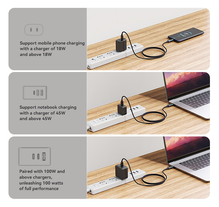 100W Type-C to Type-C Data Cable Details