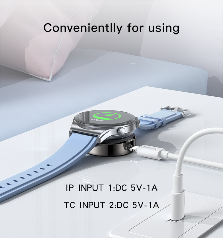 DS19 Smartwatch Magnetic Wireless Charging Dock Details