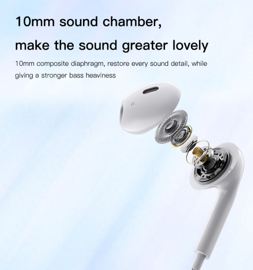 Yesido YH39 High Quality Original Chip In Ear Stereo Sound 3.5mm Wired Earphone