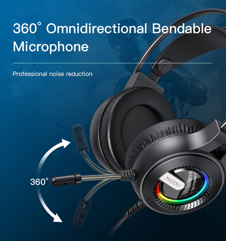 YESIDO EK02 Professional Gaming Headset Details