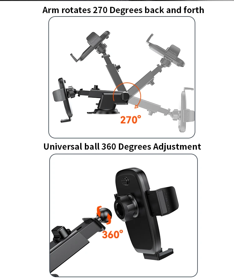 Détails du support de téléphone de voiture pour tableau de bord C262