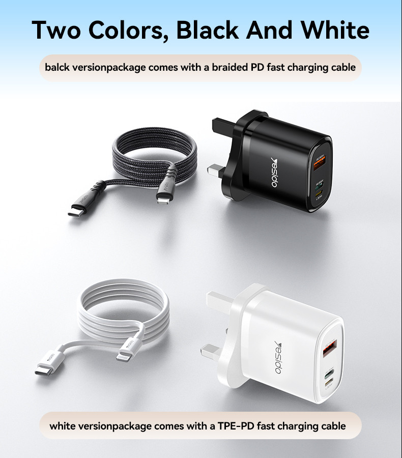 YC51 30W Wall Charger Adapter Details