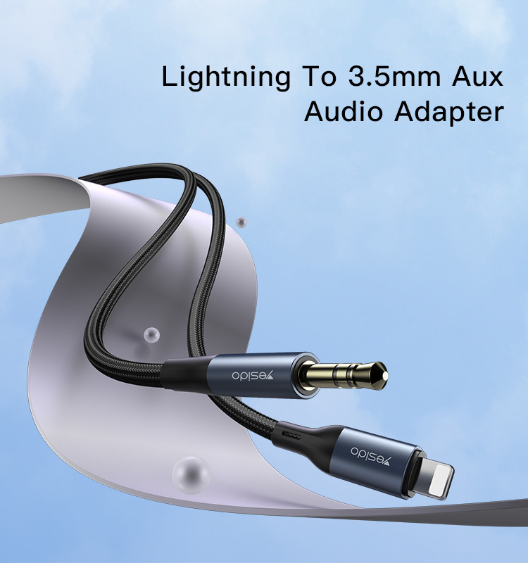 YAU35 Lightning To 3.5MM Plug Audio Cable