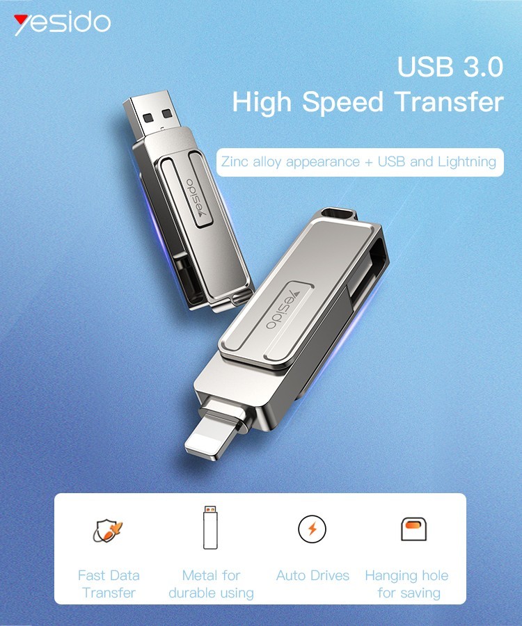 FL16 2 in 1 Lightning and USB Flash Disk