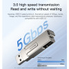 FL16 Metal Rotating 8gb 16gb 32gb 64gb 128gb 2 In 1 Dual Use Adapter Memory Stick Usb Flash Drive