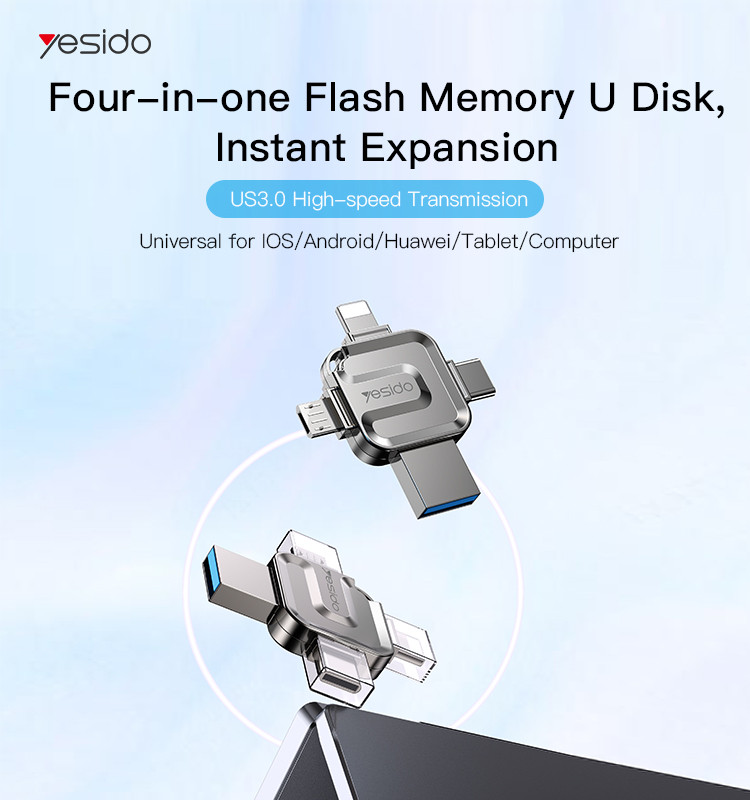 FL15 4 in 1 USB/Micro/Type-C/Lightning Flash Disk