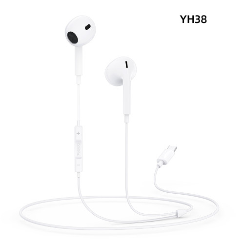 YH38 Earphone For Phone|High Quality Sound Earphones|With Microphone Wired Headset 3.5mm Earbuds