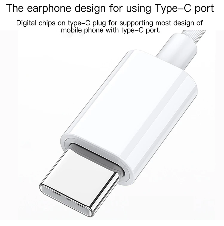 YH35 Type-C plug Wired Earphone Details