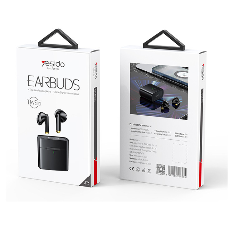 TWS15 True Wireless Earphone Packaging