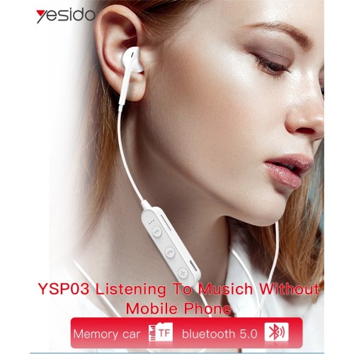 YSP03 Neckband Sound Stereo Ear Hook Bluetooth Waterproof Wireless Sport Bone Conduction Earphone