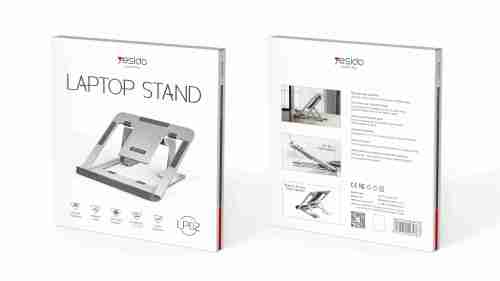 LP02 Adjustable Portable Flexible Folding Aluminium Metal Table Laptop Notebook Stand Holder