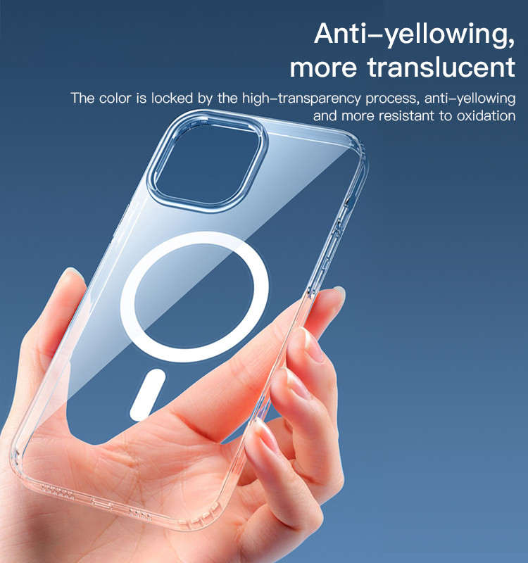 LP03 Magnetic Transparent Phone Case Details