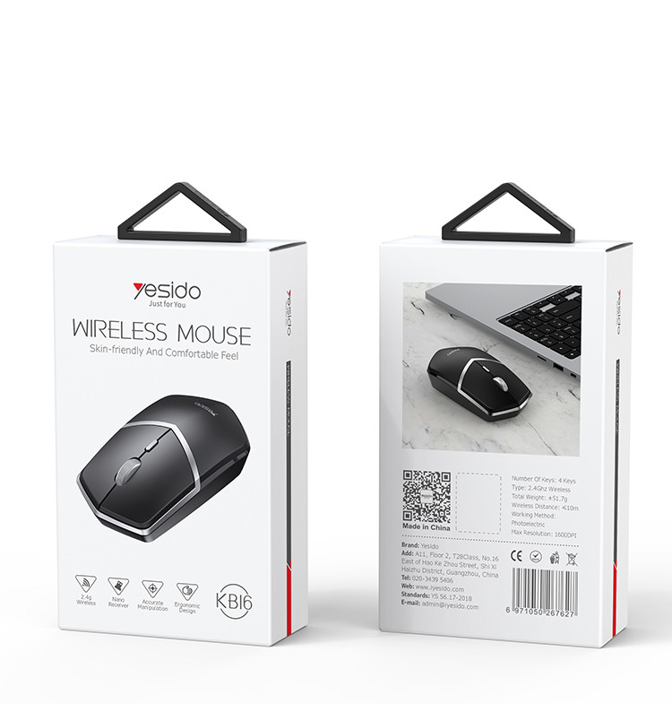 Yesido KB16 Wireless Mouse Packaging