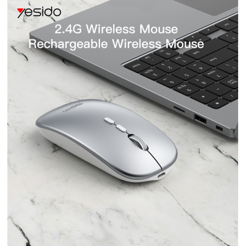 KB15 Slim 2.4G Rechargeable Wireless Mouse | Suitable For Different Kinds of System Using