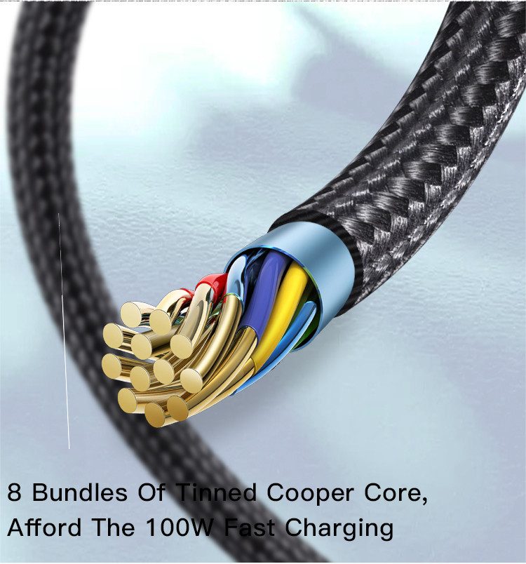CA88 100W 2 in 1 TC To TC&TC Data Cable Details