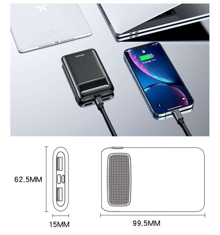 Yesido YP33 5000mAh Power Bank Details