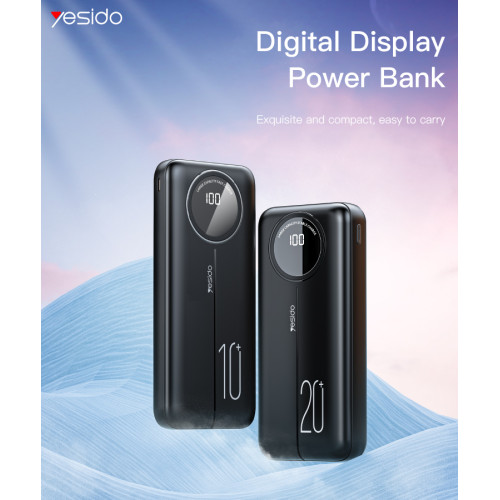 YP40 LED Screen Display Power Bank Portable Charger  | Fast Charging 10000mAh Power Bank