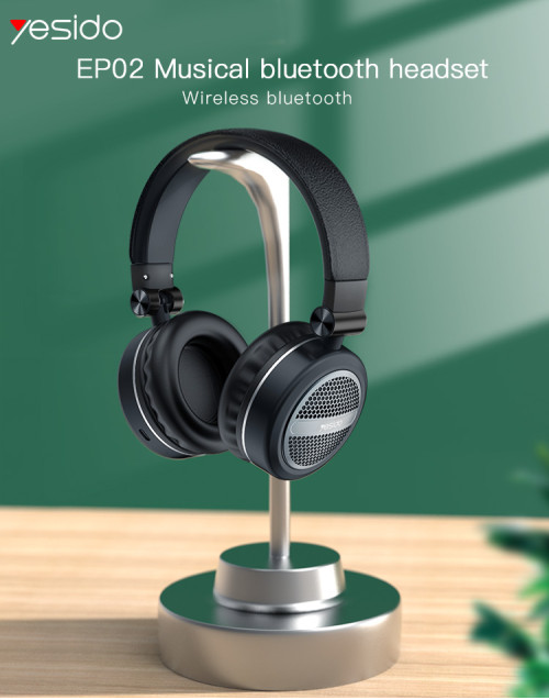 EP02 Wholesale Hifi Wireless Noise Cancelling Stereo Smart Active Earphone Headphone Headset With BT