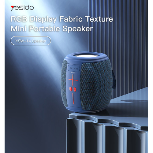 YSW14 Custom Wholesale Portable Mini Wireless Speaker Stereo bt Mini Speakers With Rope