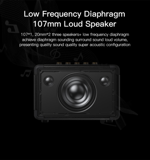 YSW12 High Quality Portable Black Speaker|Wireless Waterproof BT Portable Speaker With Handle