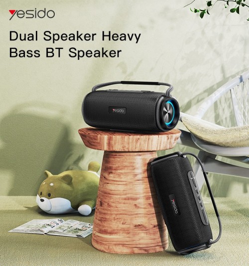 YSW11 Wireless Speaker|Portable Stereo Sound bt Speaker|IPX6 waterproof AUX/USB/TF Card Speaker